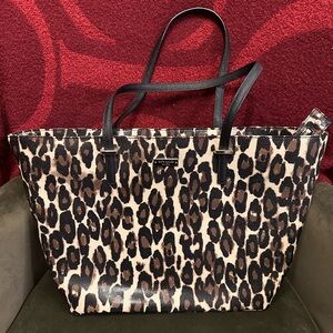 NWOT Kate Spade Large Cedar Street Harmony Leopard Tote